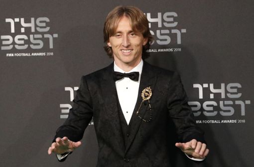 Luka Modric ist Weltfußballer des Jahres. Foto: AP