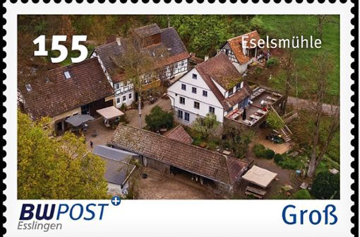 Selbst auf eine Briefmarke der BW Post hat es die Eselsmühle geschafft. Foto: z