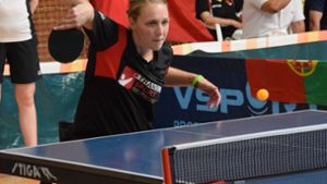 Sarah Kornau: Tischtennis gibt ihr Kraft Foto: StZN
