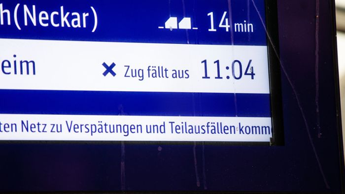 Nahverkehr in Stuttgart: S-Bahn fährt diese Woche deutlich seltener