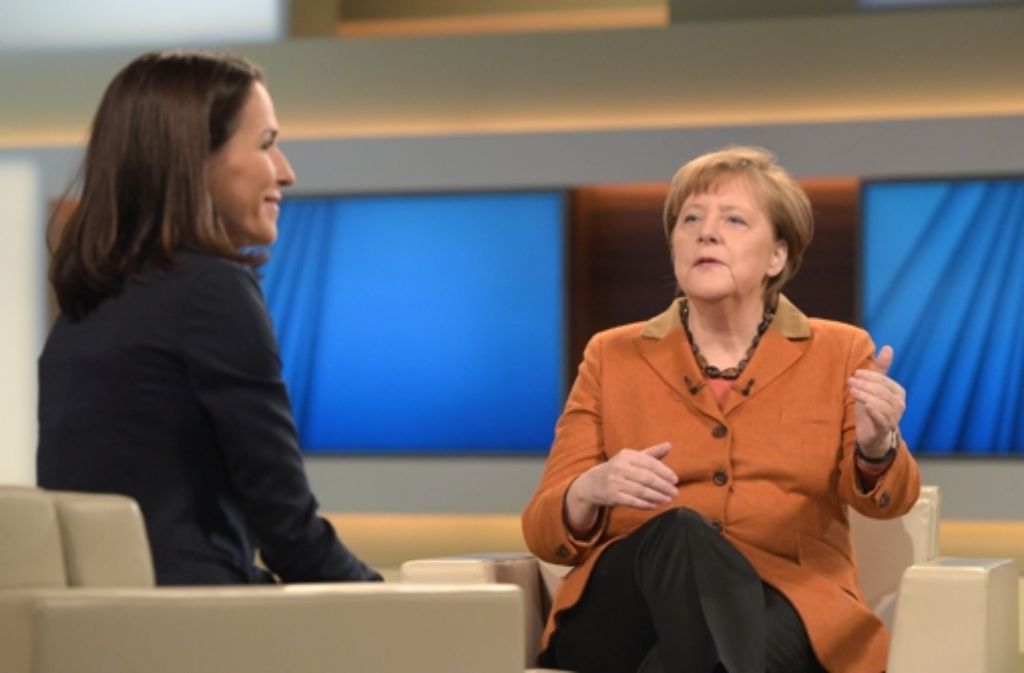 Angela Merkel bei Anne Will: "Ich habe keinen Plan B ...