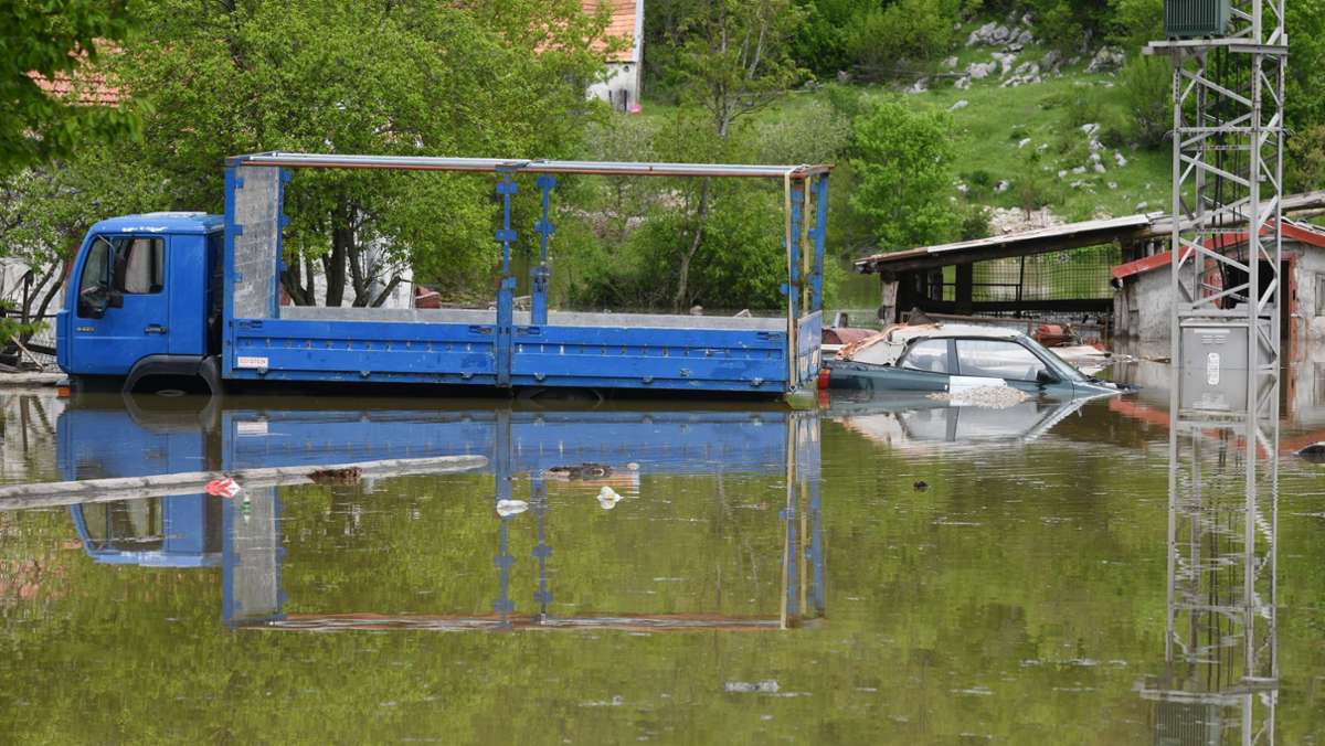 Wo ist Hochwasser in Kroatien aktuell? (Karte)