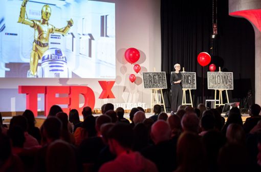 Die Entwicklerin Maria Yablonina hat in Stuttgart über die Zukunft der Robotik geredet. Foto:  