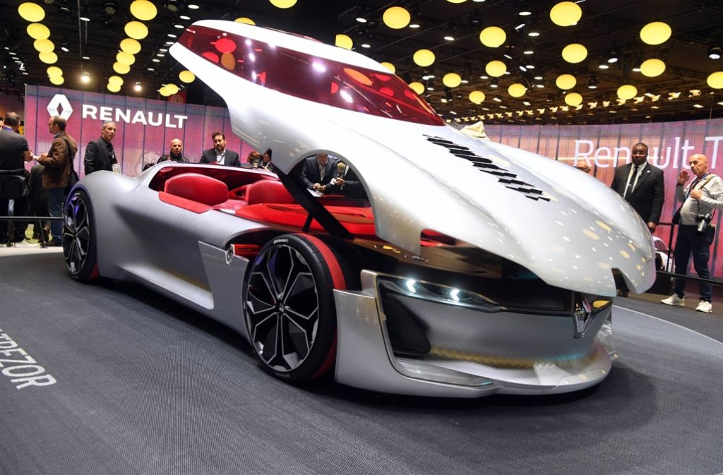 Der französische Hersteller Renault präsentiert in Paris ein Konzept für ein Elektro-Coupé.