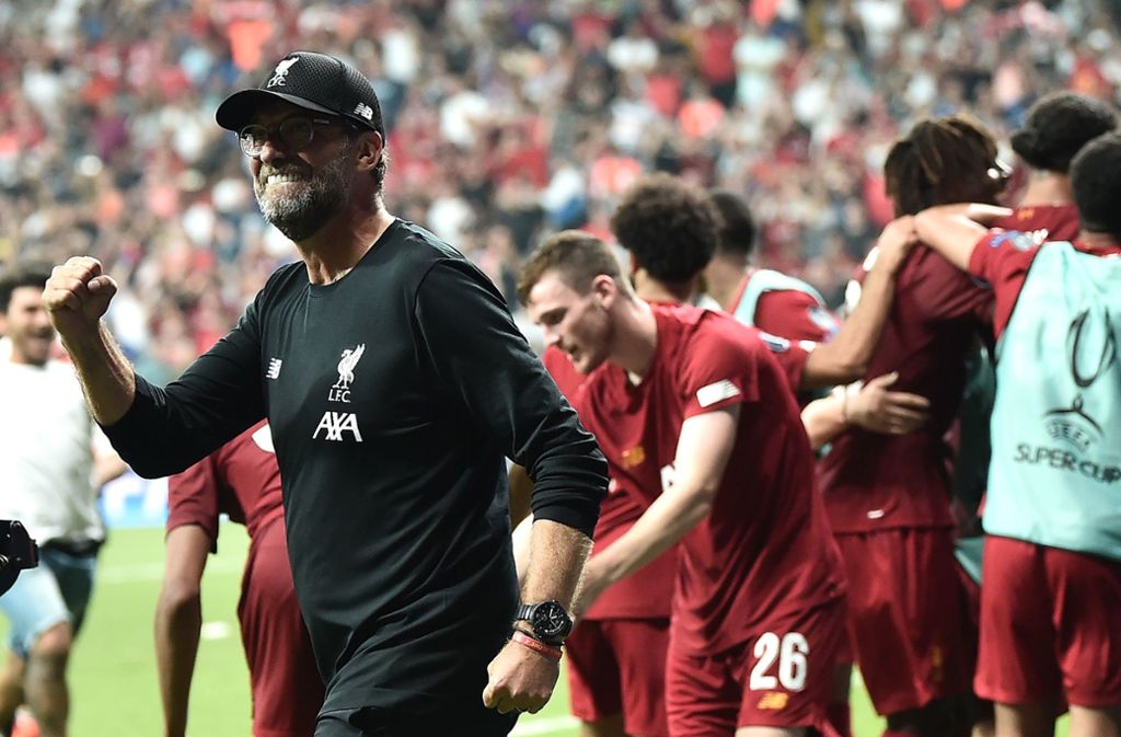 Nach Supercup Sieg Mit Dem Fc Liverpool Jurgen Klopp Macht Einen