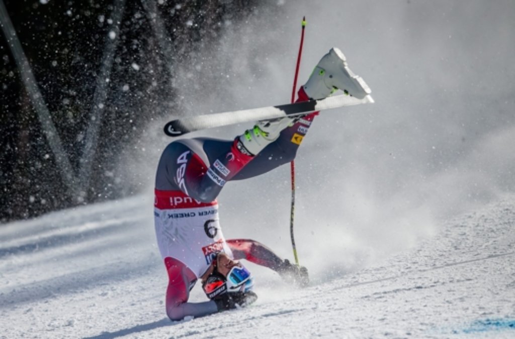 Bode Miller ist bei der Ski-WM in den USA schwer gestürzt.