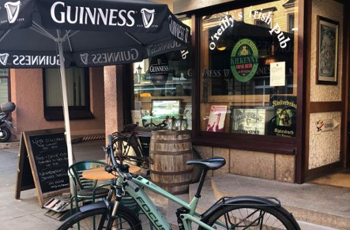 Der Irish Pub nutzt  Bikes zum Liefern von Bier und Speisen. Foto: Focus Bikes