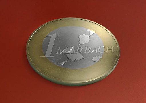 David Siepert und Stefan Baltensperger wollen mit dem Projekt Der Marbach ein Nachdenken über Wert und Mehrwert in Gang bringen. Foto: Stadt Marbach