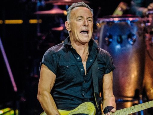 Bruce Springsteen beim Comeback-Konzert in Phoenix: The Boss ist zurück, seine Stimme ebenfalls. Foto: imago/Gonzales Photo