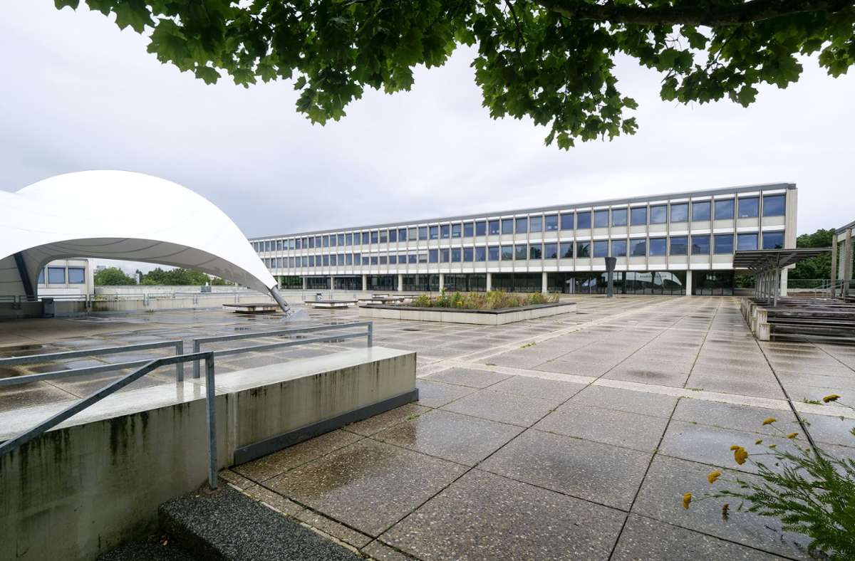 Der Campus der PH Ludwigsburg blieb am Freitag frei von Studierenden. Foto: Simon Granville