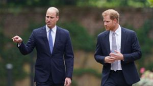 Brüder, die nicht mehr miteinander können: Prinz William (links) und Prinz Harry. Foto: dpa/Yui Muk