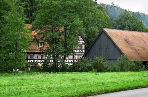 Die Mäulesmühle mit der Komede-Scheuer im idyllischen Siebenmühlental (Leinfelden-Echterdingen, Stadtteil Musberg). Foto: Wikipedia commons/Karlo