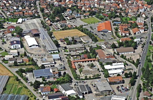 Die Erweiterung des Beilsteiner Gewerbegebietes dient zunächst den ortsansässigen Betrieben – offen ist, ob für Oberstenfelder Firmen Platz  wäre. Foto: Archiv (Werner Kuhnle)