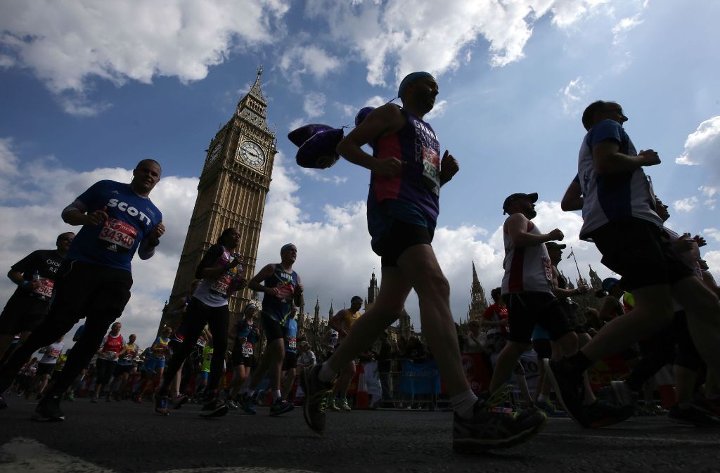 Ein Marathonlauf ist für viele Athleten der Inbegriff der sportlichen Grenzerfahrung. Foto: AFP