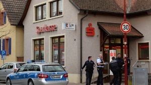 Die Sparkassen-Filiale in Gottenheim war am 31. März überfallen worden. Foto: dpa