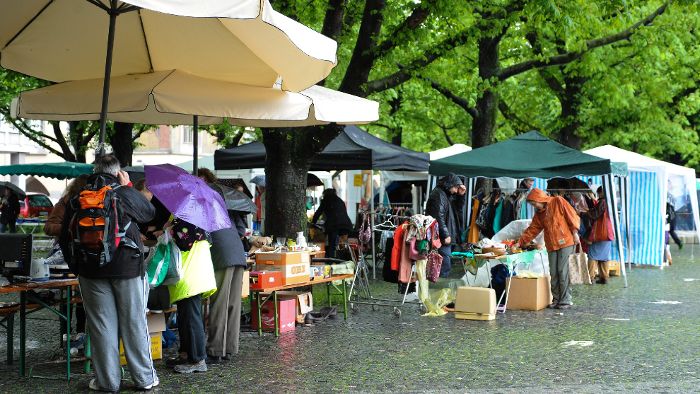 Der Studenten-Flohmarkt geht am Samstag in Stuttgart baden