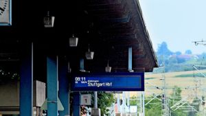 Am Herrenberger Bahnhof ist fast wieder Normalität eingekehrt Foto: factum/Granville