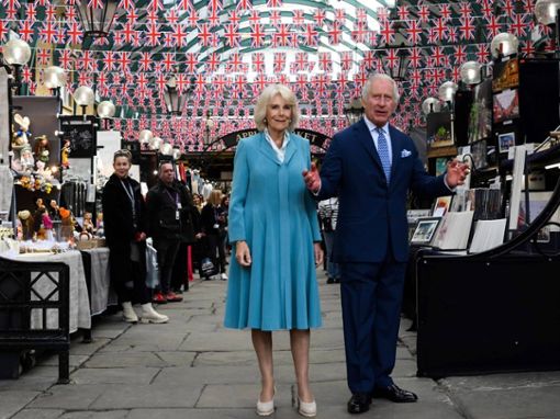 König Charles III. und Königin Camilla in Covent Garden. Foto: imago images/i Images