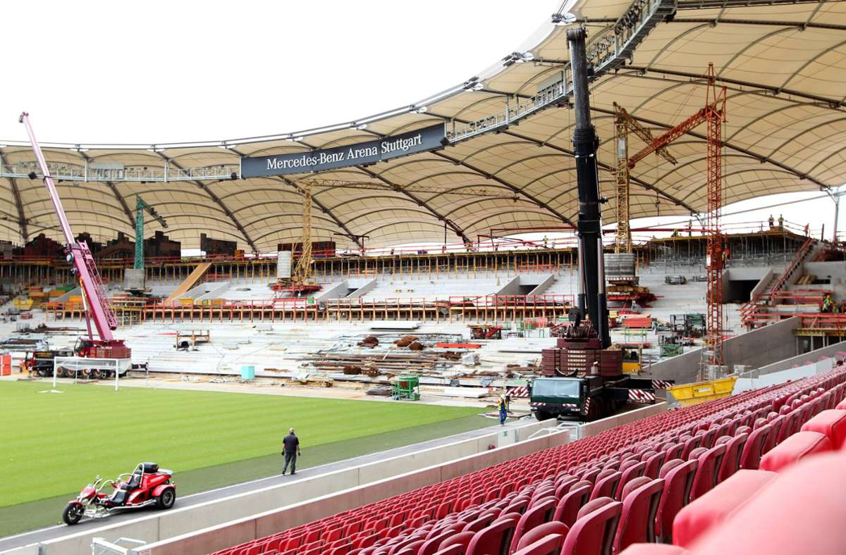 Im Lauf der Jahre wurde das Stadion des VfB Stuttgart oft umgebaut. Eine Zeitreise.