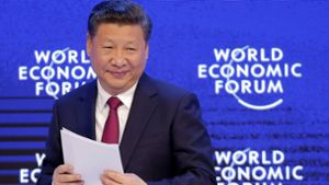 Chinas Präsident spielt Führer der Welt
