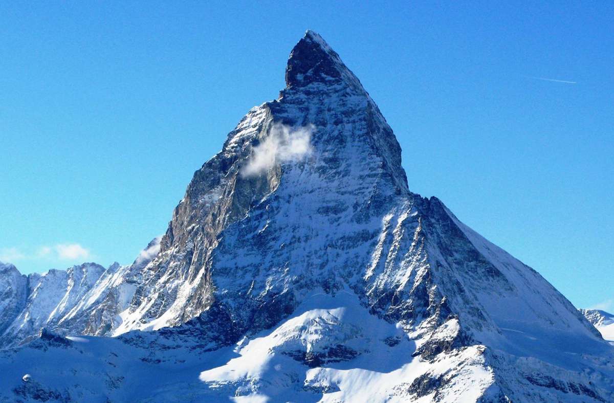 Das Matterhorn in den Schweizer Alpen – ein weltberühmter Berg. Foto: IMAGO/YAY Images/IMAGO/chrisga