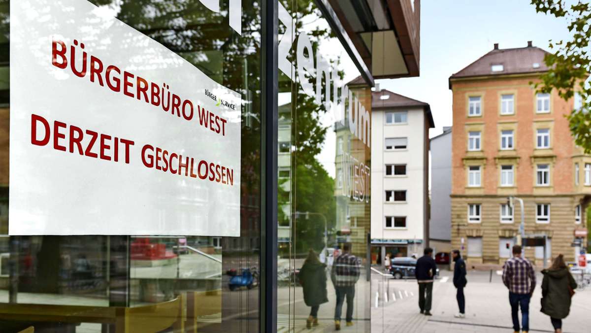 Prekärer Bürgerservice in Stuttgart: Bürgerbüro West ist seit Monaten dicht
