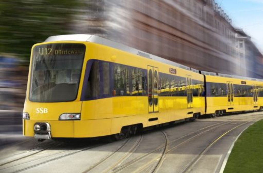 Stadtbahnen Dottergelb mit neuer Technik Stuttgart