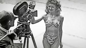 Micheline Bernardini  präsentierte am 5. Juli 1946 in  Paris den ersten Bikini, den der französische Ingenieur Louis Reard entwickelt hatte. Damals war das ein Skandal. Foto:  