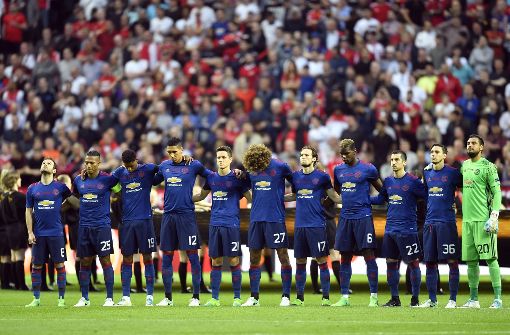 Das Europa-League-Finale fand für die Spieler von Manchester United unter besonderen Umständen statt. Foto: AP