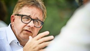 CDU-Spitzenkandidat Guido Wolf im Sommerinterview mit den Stuttgarter Nachrichten. Foto: Lichtgut/Max Kovalenko