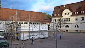 Gekommen, um zu bleiben: Container an der Grundschule Kaltental
