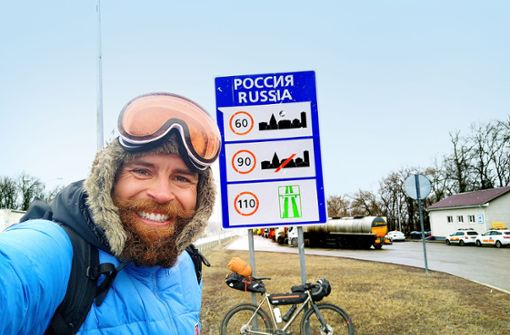 Jonas Deichmann hat über den Winter Sibirien mit dem Fahrrad durchquert. Foto: Deichmann