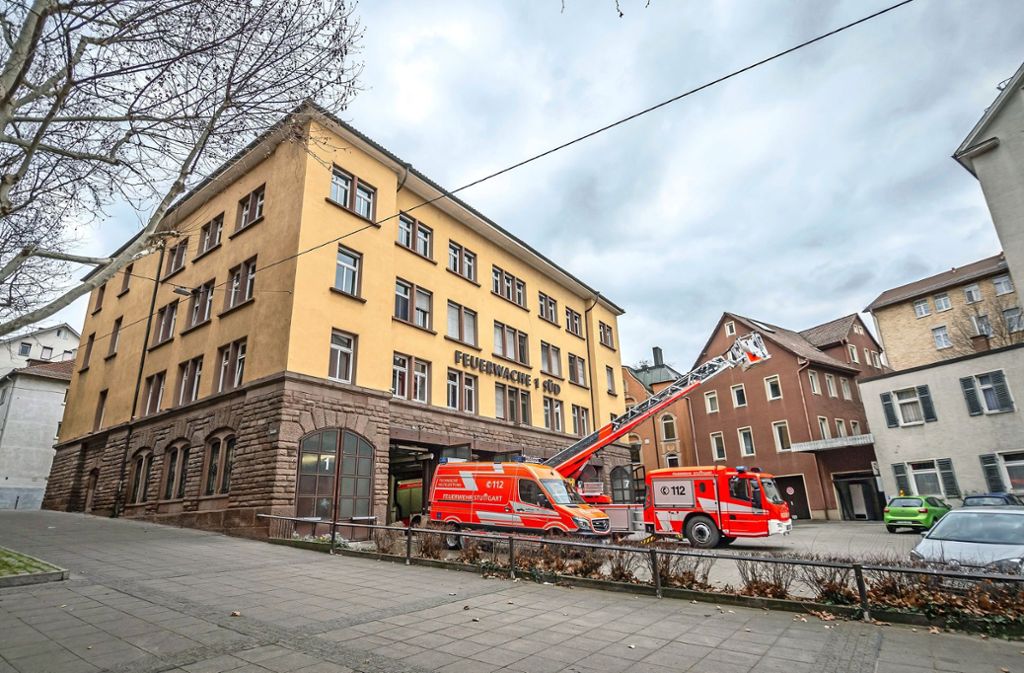 Neue Feuerwache  auf Z blin Areal in Stuttgart Feuerwehr 