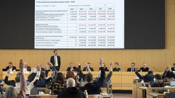 Haushaltsdebatte im Stuttgarter Rathaus: Diese Projekte hat der Gemeinderat abgelehnt