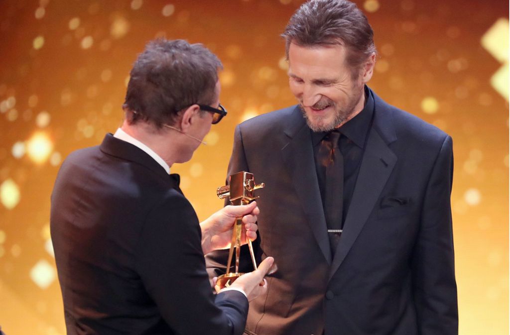 Der 65-jährige Liam Neeson bekommt in der internationalen Kategorie die Goldene Kamera für sein Lebenswerk.