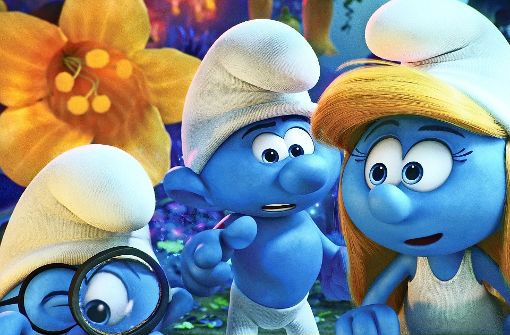 Schlumpfine und die anderen blauen Wichte machen eine erstaunliche Entdeckung. Foto: Sony Pictures