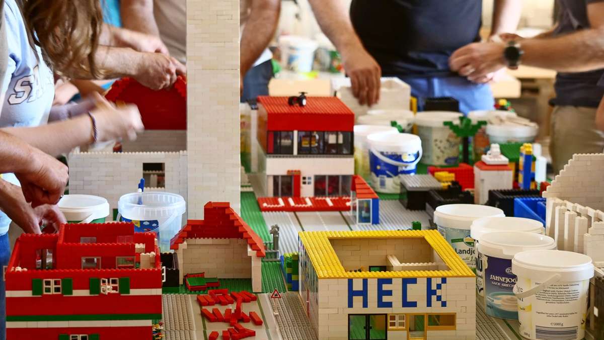 Lego-Aktion in Korntal-Münchingen: Eine Stadt aus 500.000 Steinen