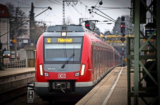 Die S2 fährt bis Dienstag nicht zwischen dem Stuttgarter Flughafen und Filderstadt. Foto: Lichtgut/Achim Zweygarth