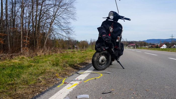 16-jähriger Rollerfahrer wird schwer verletzt