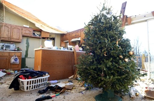 Die US-Südstaaten sind über Weihnachten von Tornados schwer getroffen worden. Foto: AP