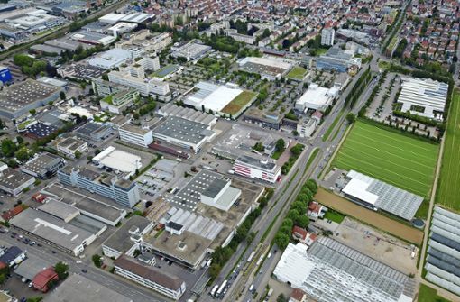 Entlang der Stuttgarter Straße befindet sich das Entwicklungsgebiet, für das im Zuge der regionalen Bauausstellung innovative Ideen gefunden werden sollen. Foto: Stadt Fellbach