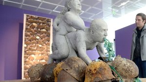 Skandal-Skulptur wird in Stuttgart gezeigt