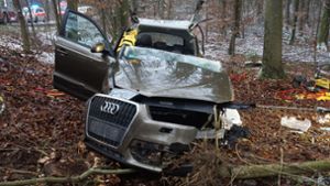 Auto prallt gegen Bäume – Frau erliegt in Klinik ihren Verletzungen