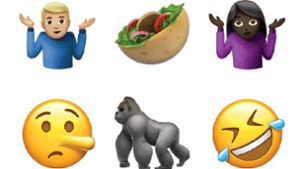 Döner und Schulterzucken sind neue Emojis
