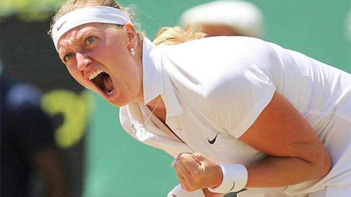 Kvitova ist erste Wimbledon-Finalistin