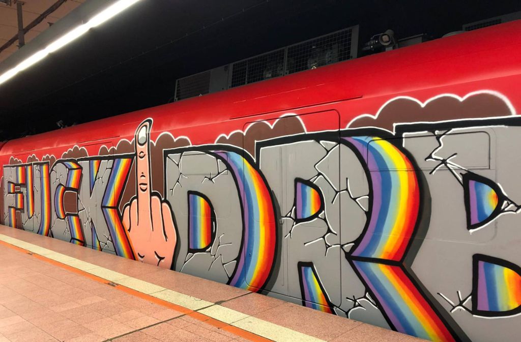 Graffiti in Stuttgart SprayerOffensive gegen SBahn geht