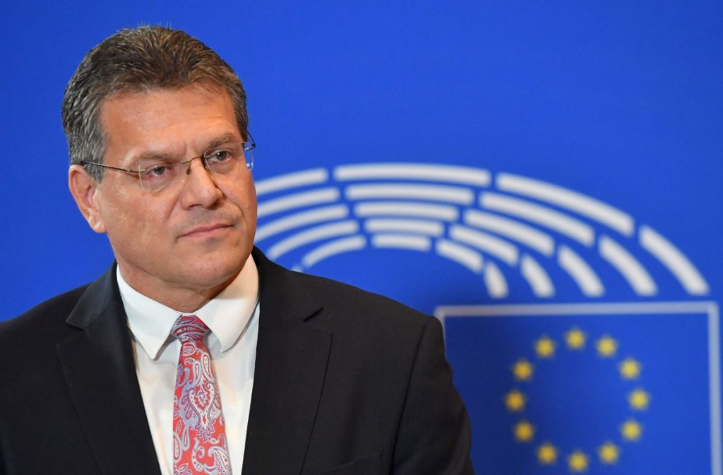 Maros Sefcovic ist seit neun Jahren EU-Kommissar – und will noch höher hinaus. Foto: AFP