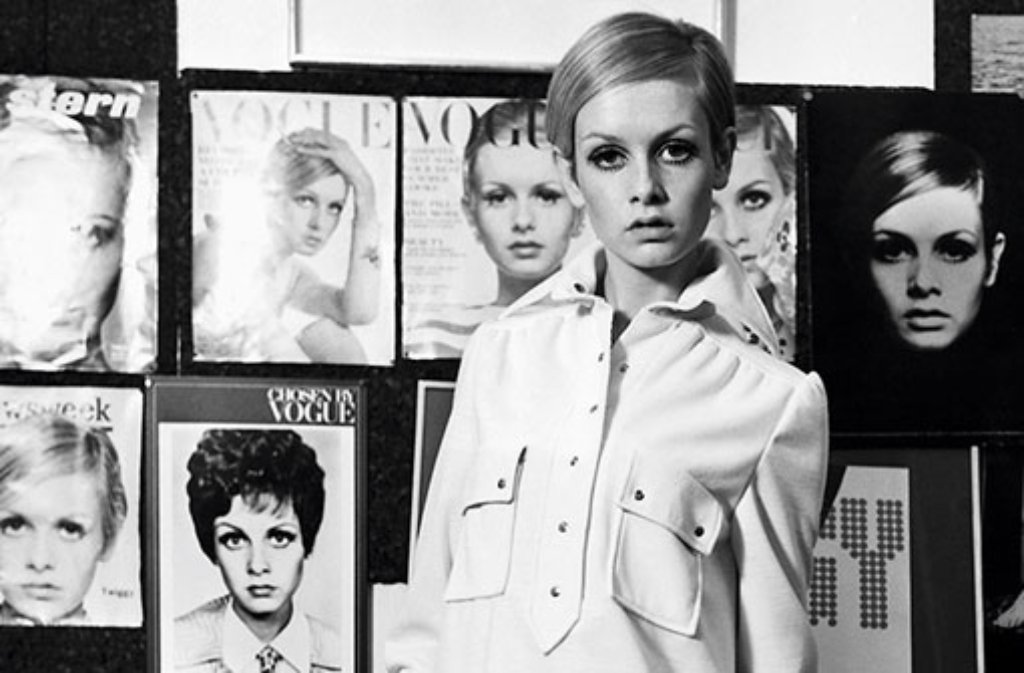 Jede Zeit hat ihre Stil-Ikonen, die die Modewelt nachhaltig beeinflussen. Vor allem Frauen aus der Fashion- (wie hier Twiggy, das Gesicht der Swinging Sixties), Film- und Musikbranche setzen Trends und prägen den Geschmack ganzer Generationen.