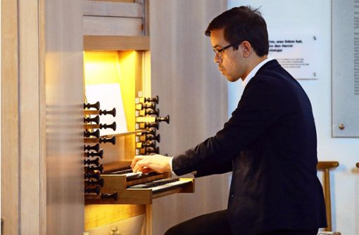 Bezirkskantor Andreas Willberg hat die Bandbreite der Lieb-Orgel ausgelotet Foto: avanti
