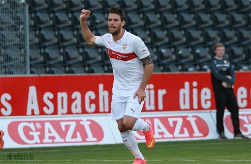 VfB-II-Spieler Markus Obernosterer hat nach langer Verletzungspause wieder zu seiner Form gefunden und erzielte im Testspiel gegen Marbach zwei Treffer. Foto: Lommel